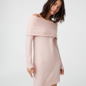 Club Monaco Charlotta Off Shoulder Sweater Dress